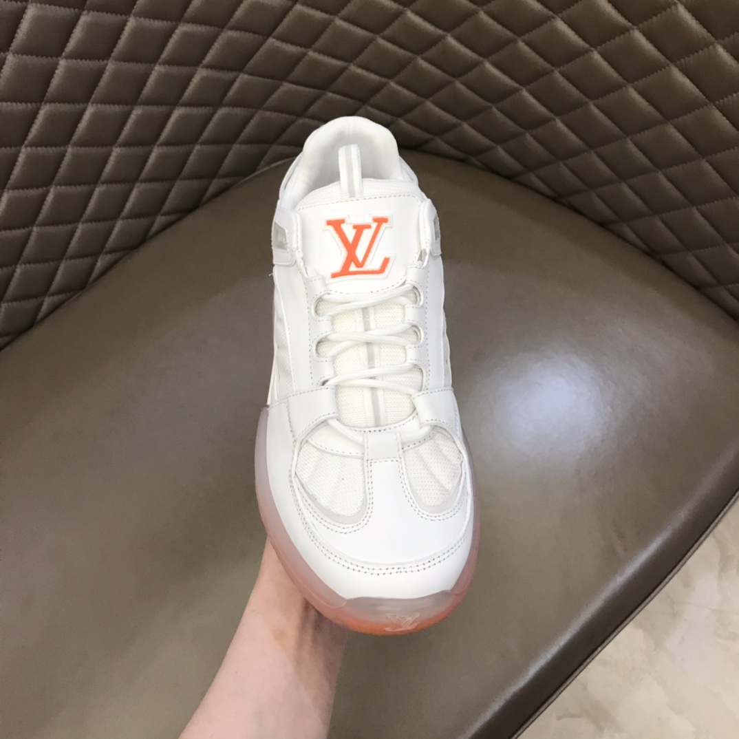 lv Sneaker A View in Orange