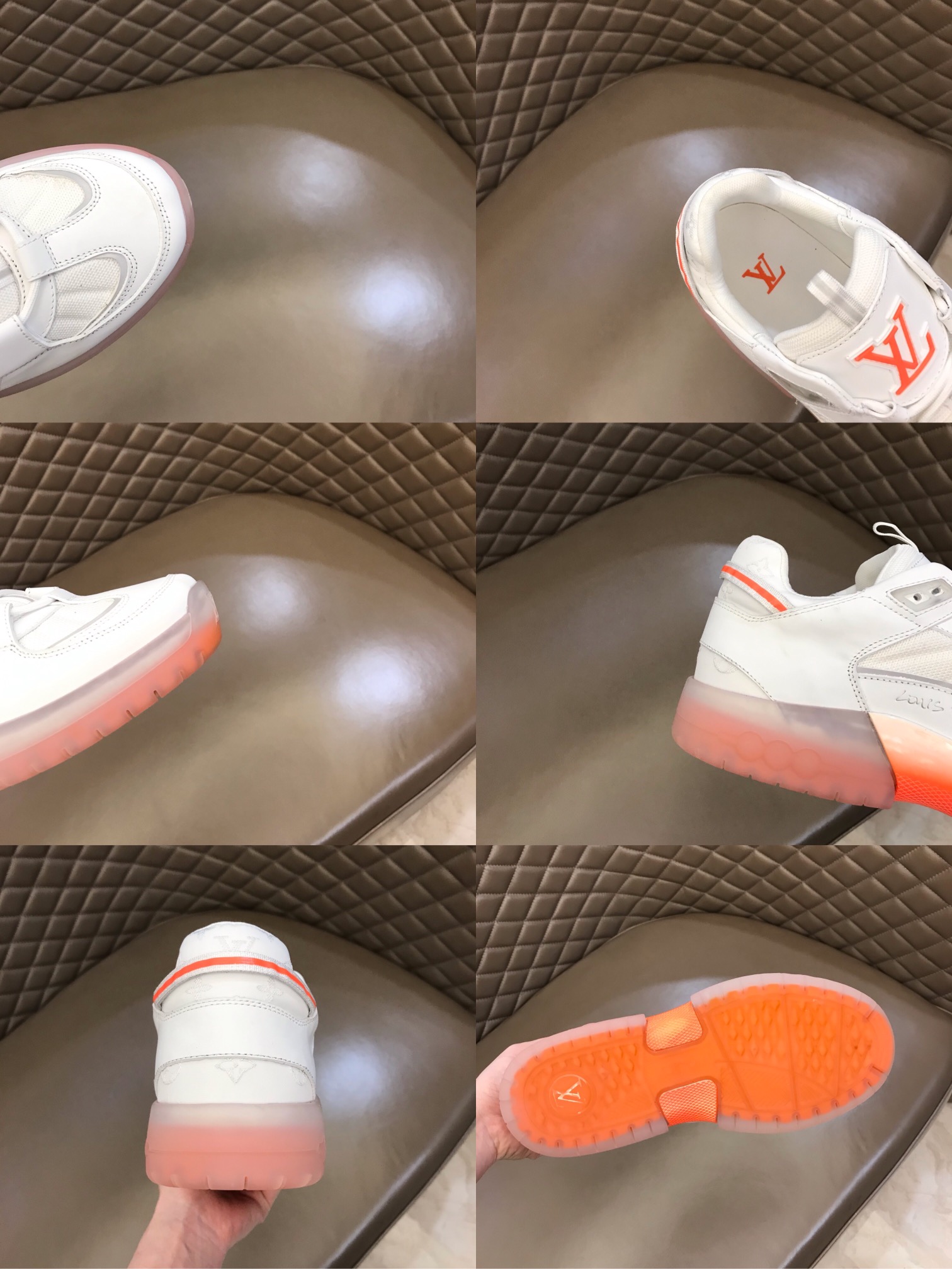 lv Sneaker A View in Orange