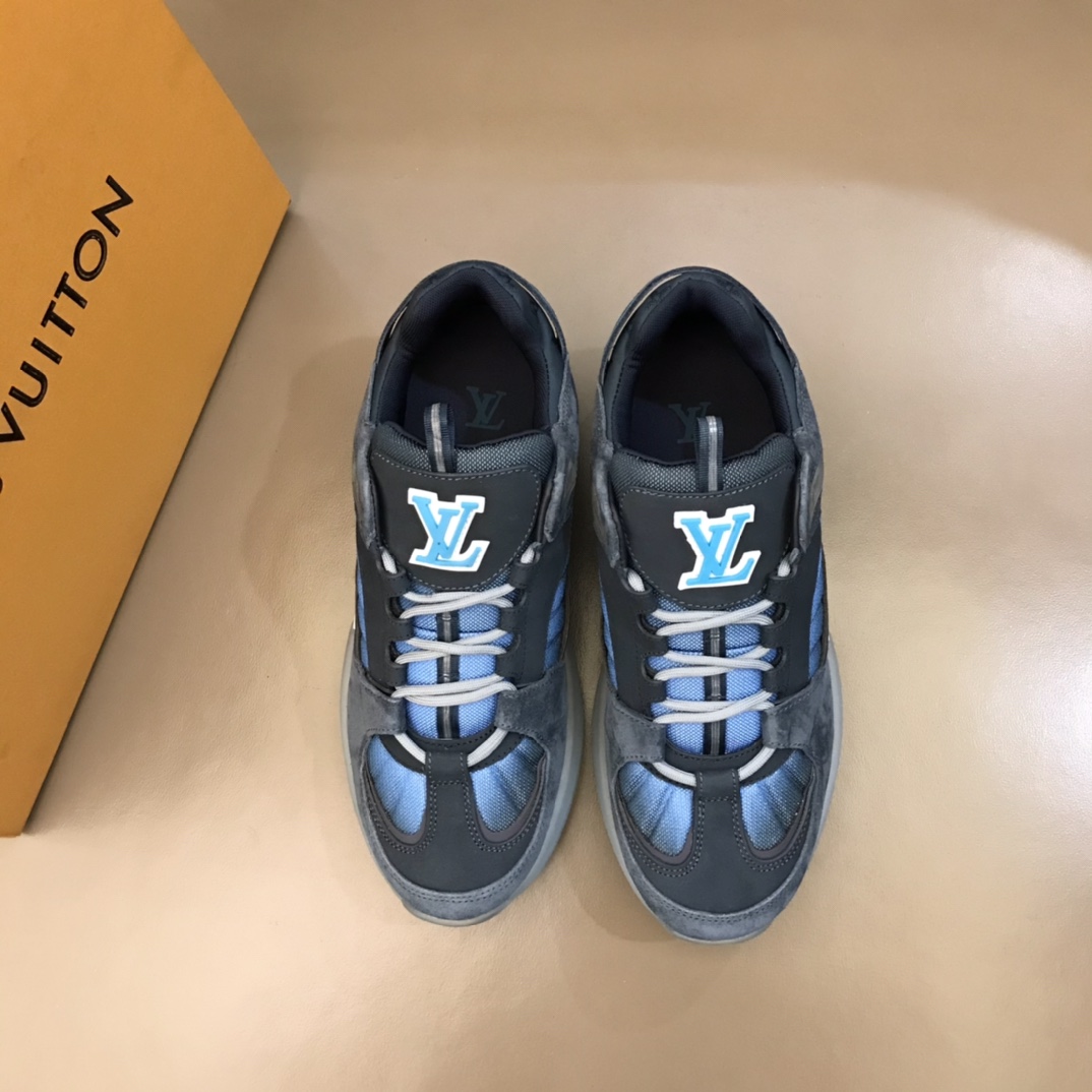 lv Sneaker A View in Blue