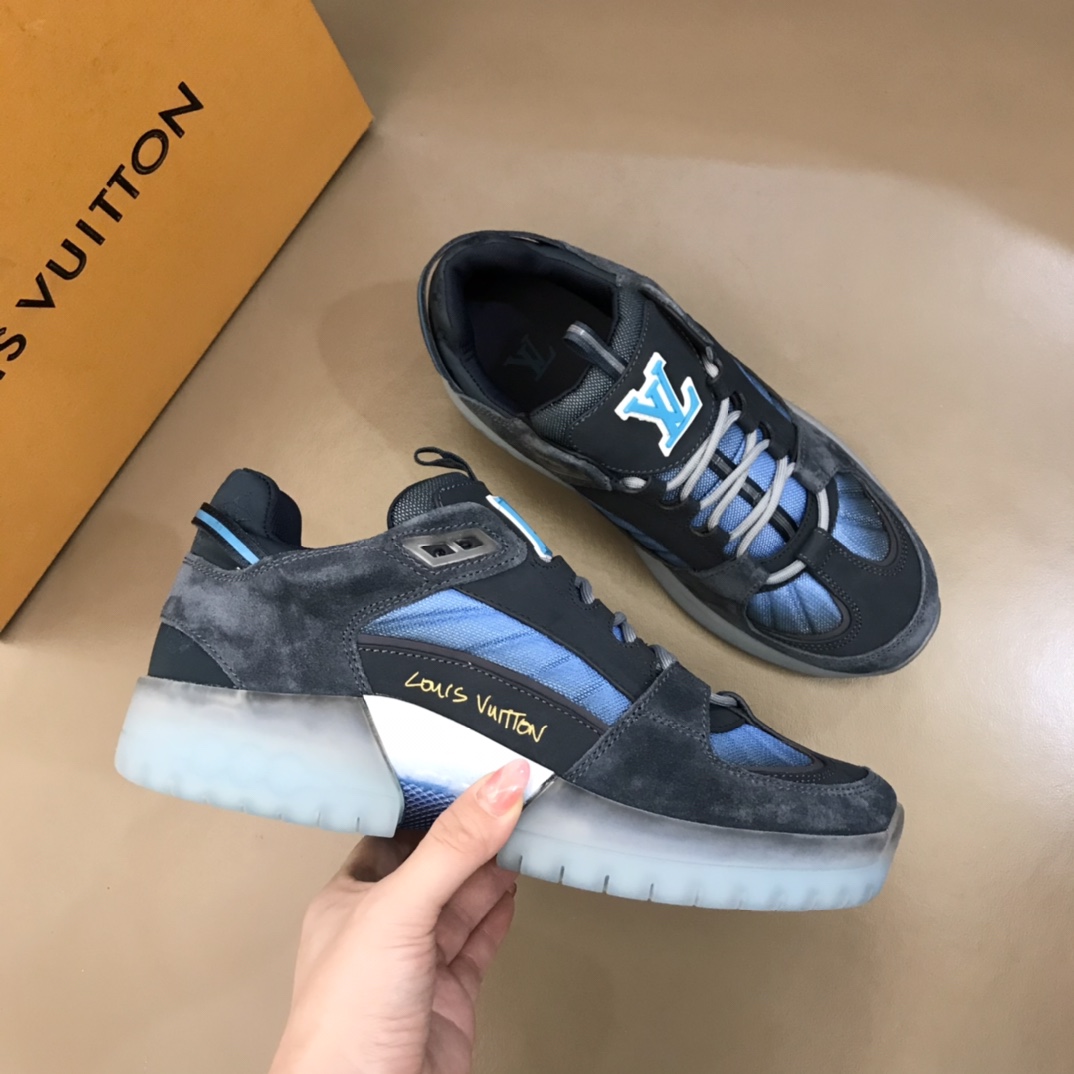 lv Sneaker A View in Blue