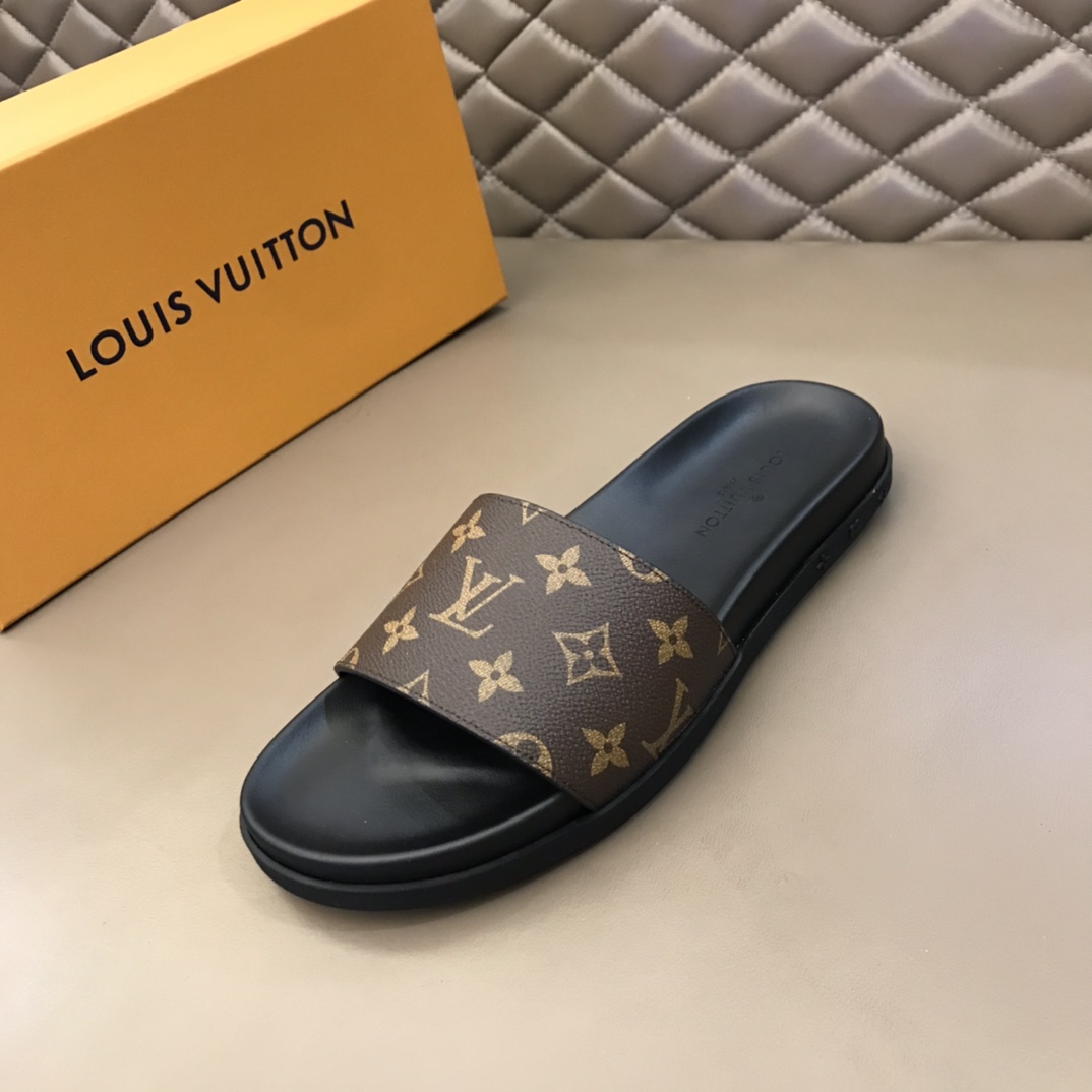 lv Slipper WaterFront in Brown