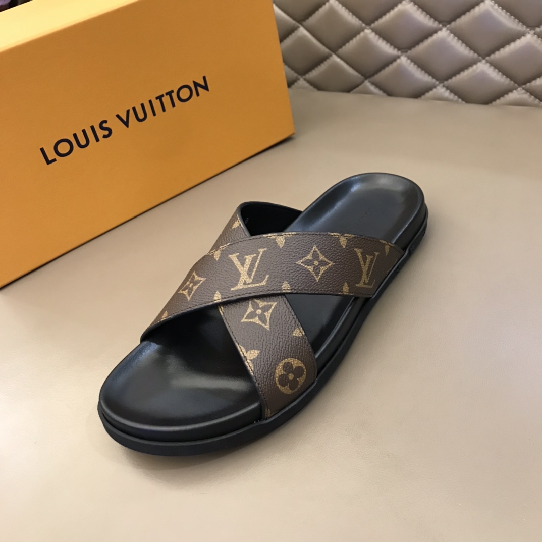 lv Slipper MIRABEAU in Brown