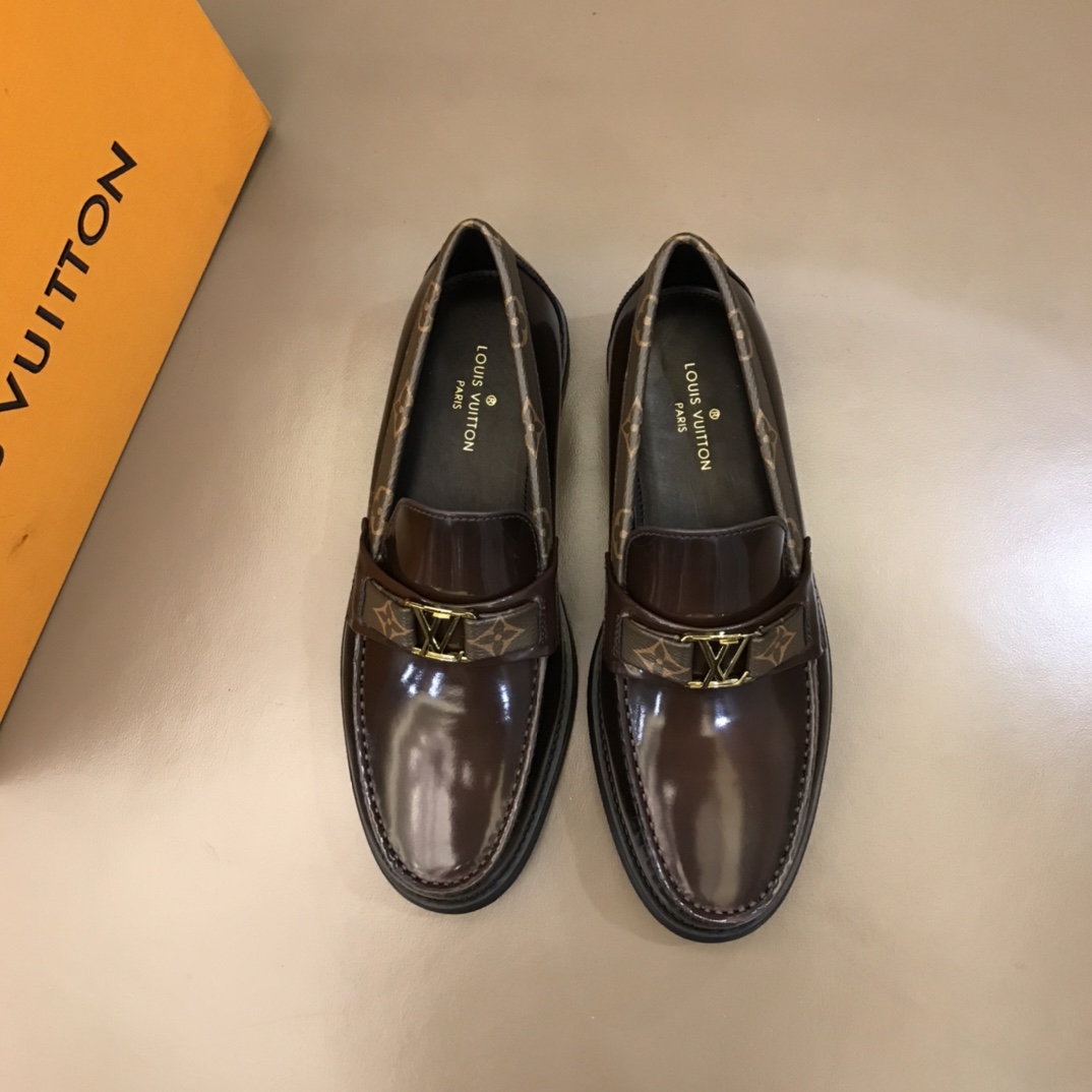 lv Dress Shoes MAJOR in Brown