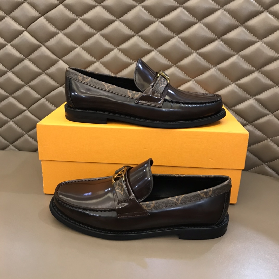 lv Dress Shoes MAJOR in Brown