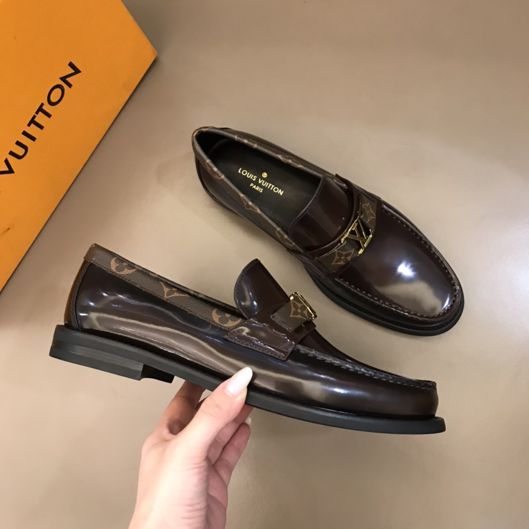 lv Dress Shoes MAJOR in Brown
