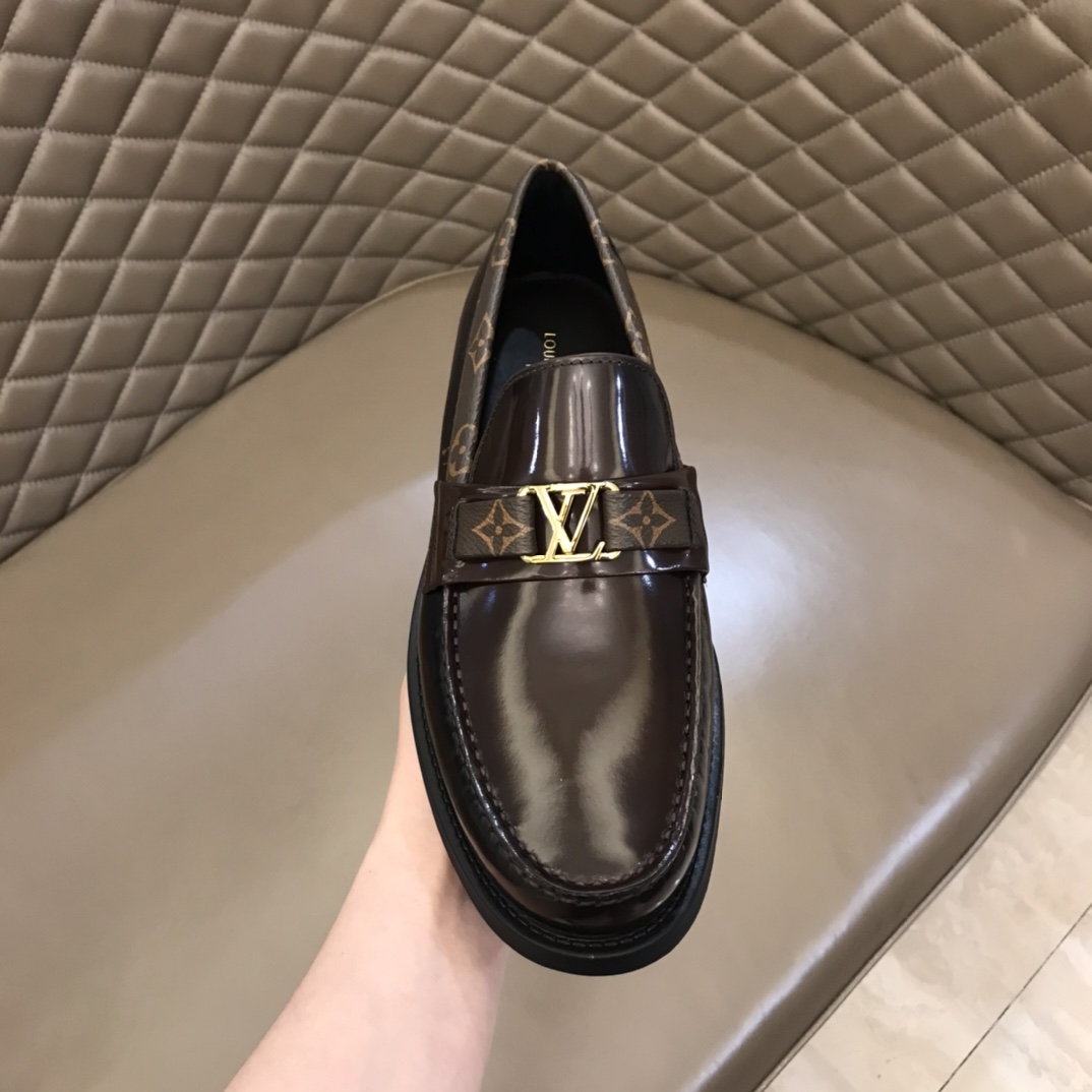 lv Dress Shoes MAJOR in Brown