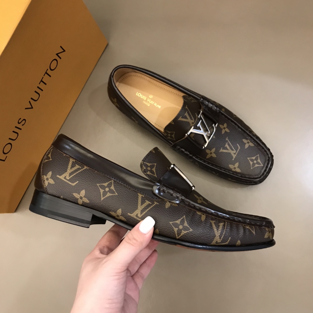 lv Dress Shoes MAJOR in Brown