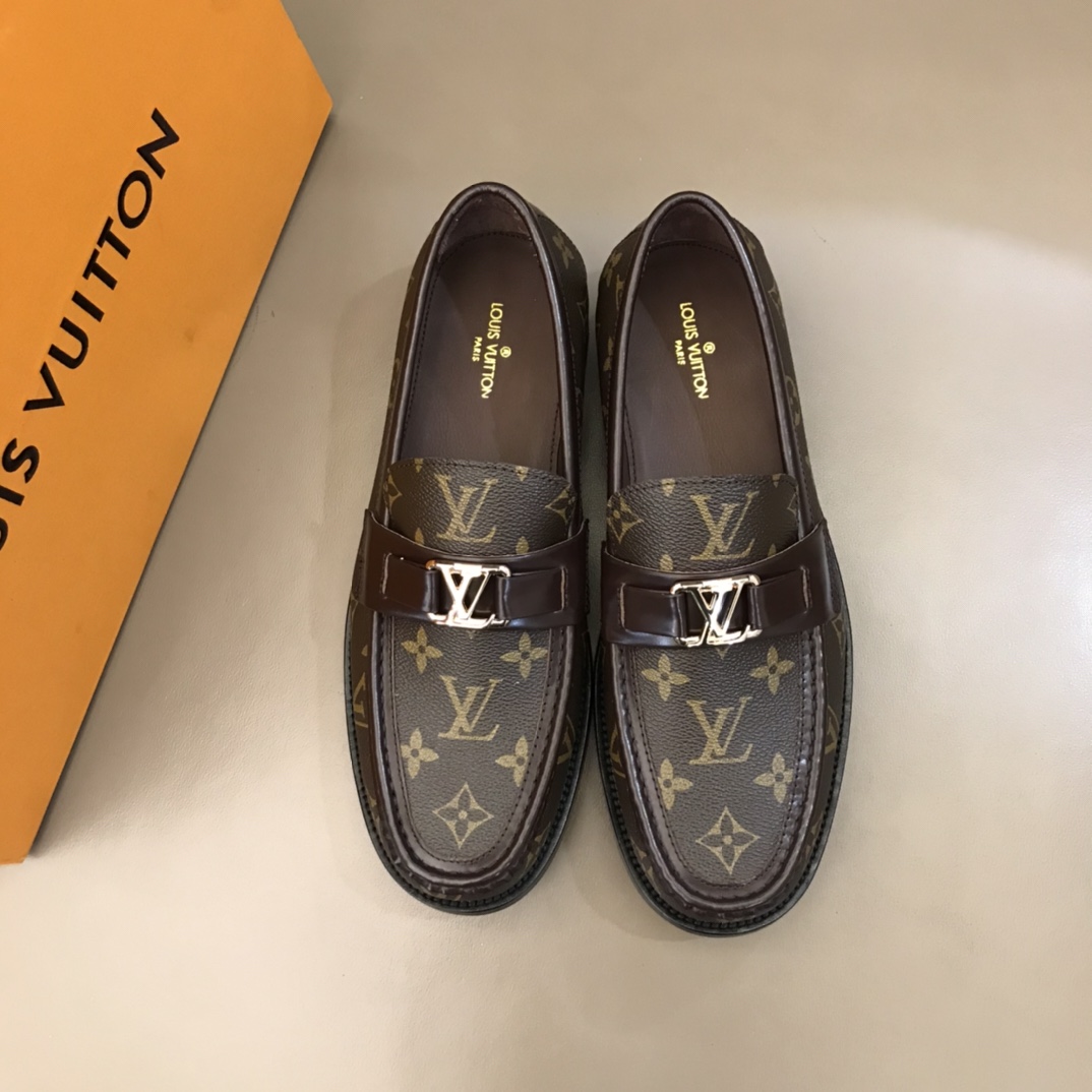 lv Dress Shoes MAJOR in Brown