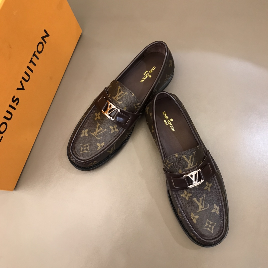 lv Dress Shoes MAJOR in Brown