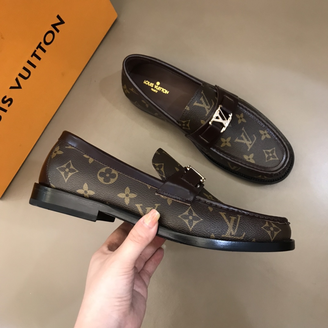 lv Dress Shoes MAJOR in Brown