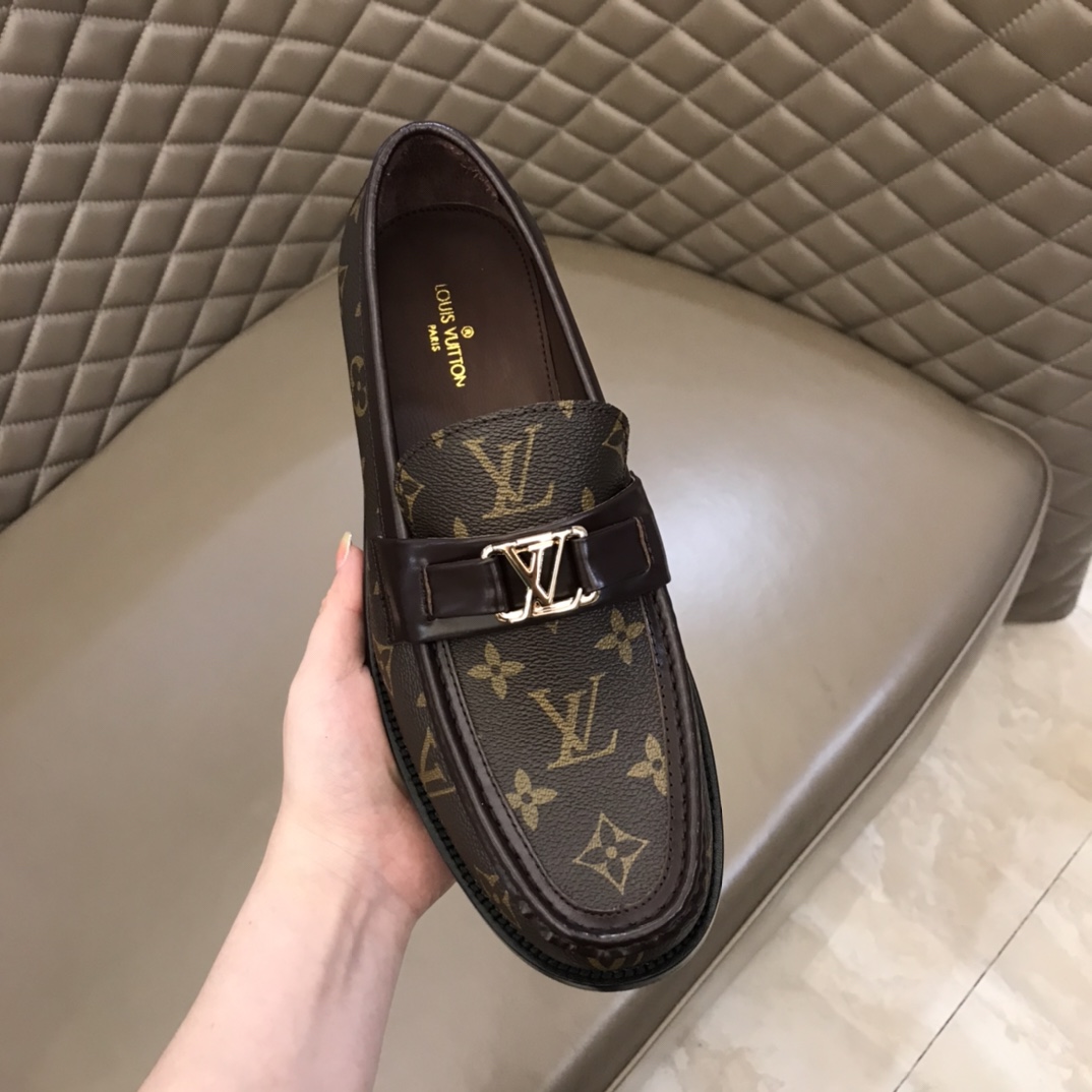 lv Dress Shoes MAJOR in Brown