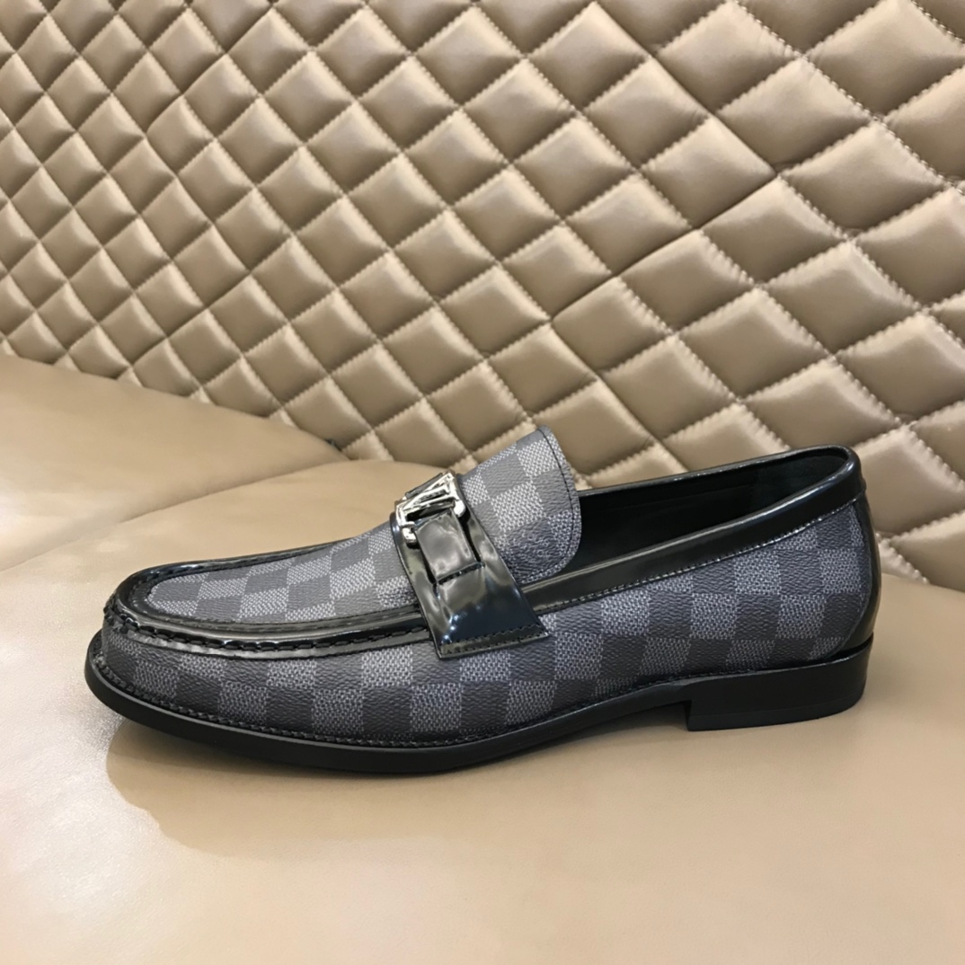 lv Dress Shoes MAJOR in Blue