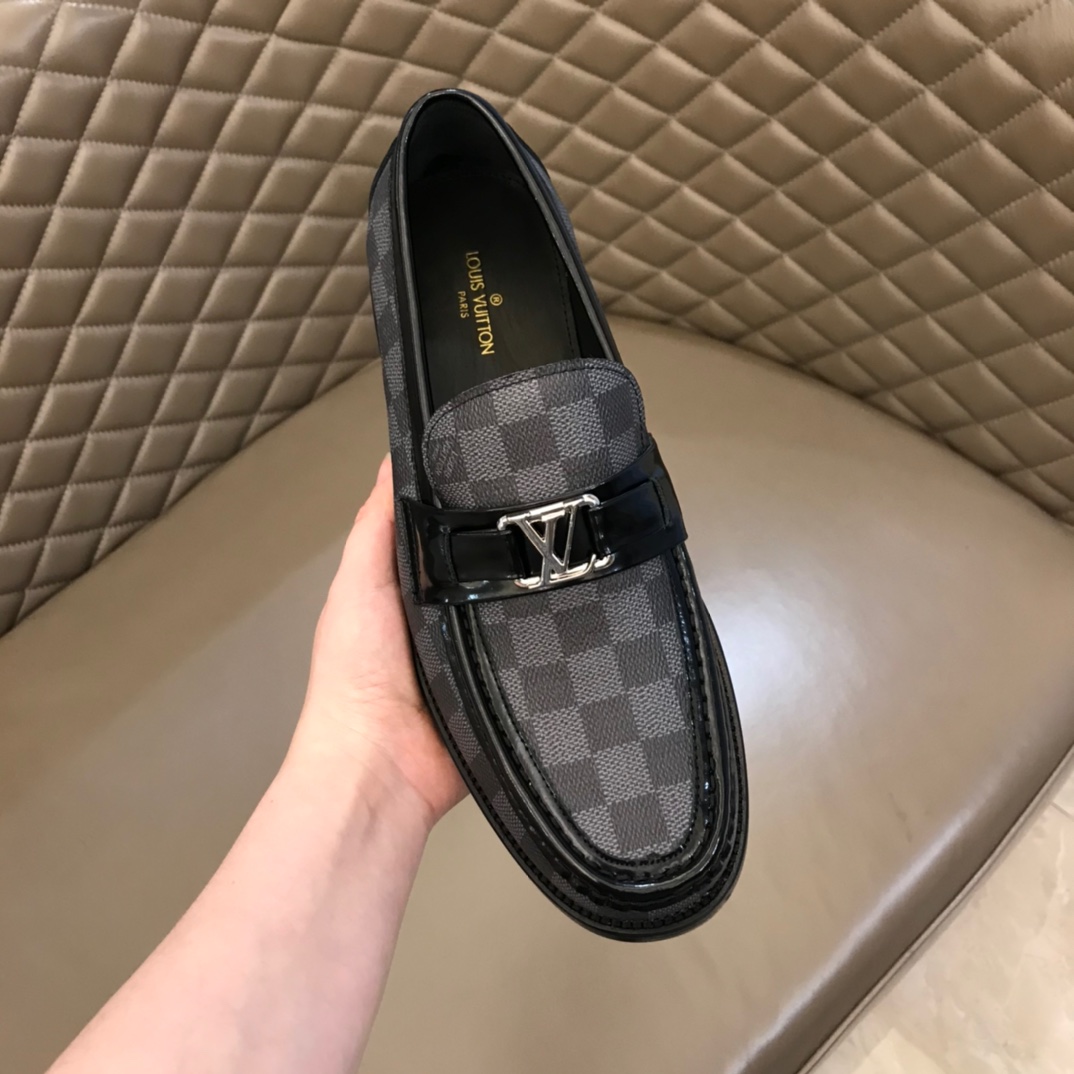 lv Dress Shoes MAJOR in Blue