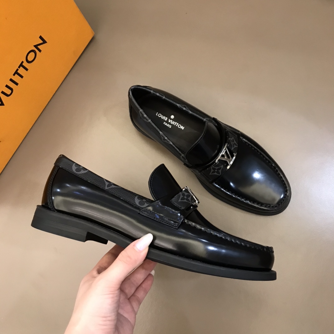 lv Dress Shoes MAJOR in Black