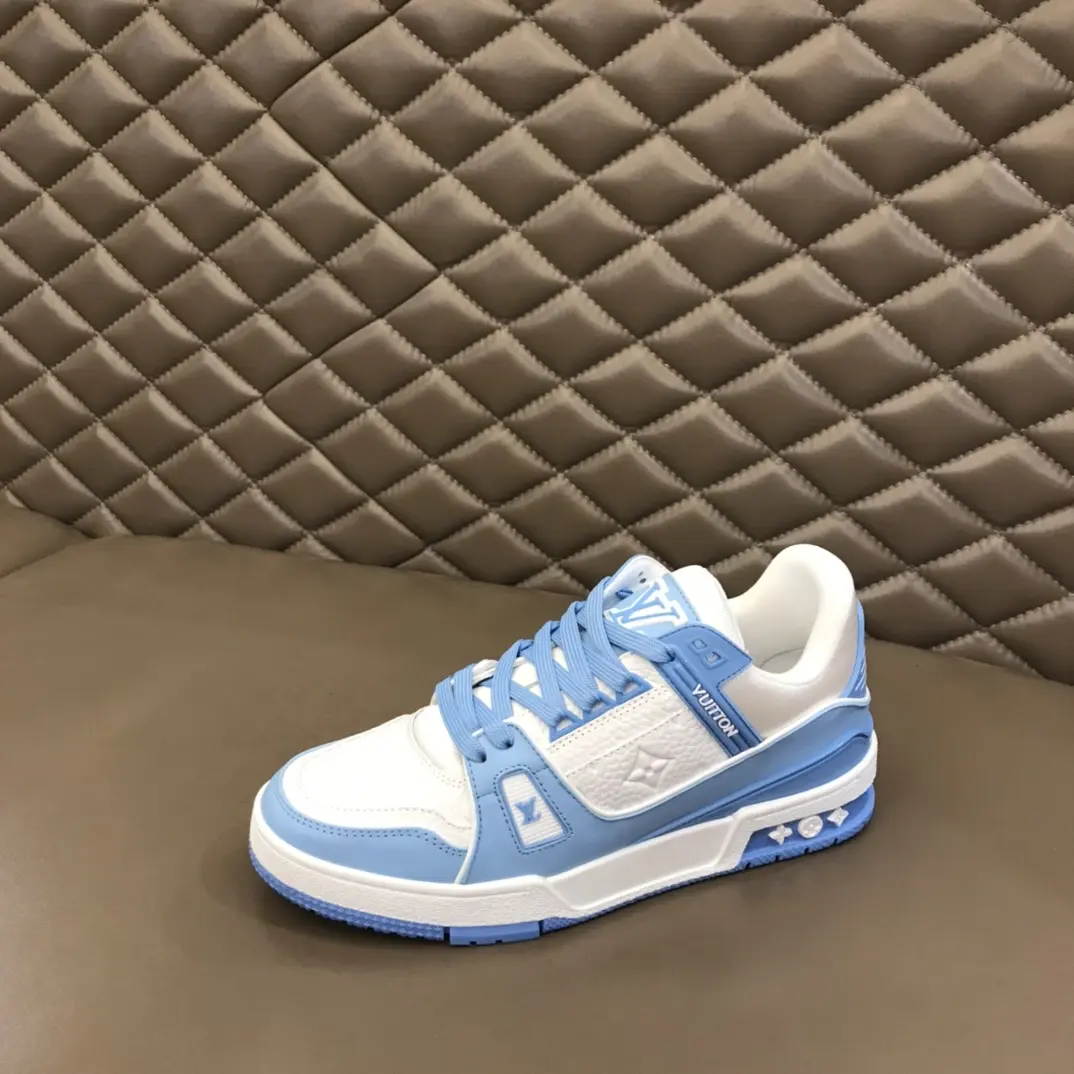 lv 2022 top quality Trainer couple sneakers 