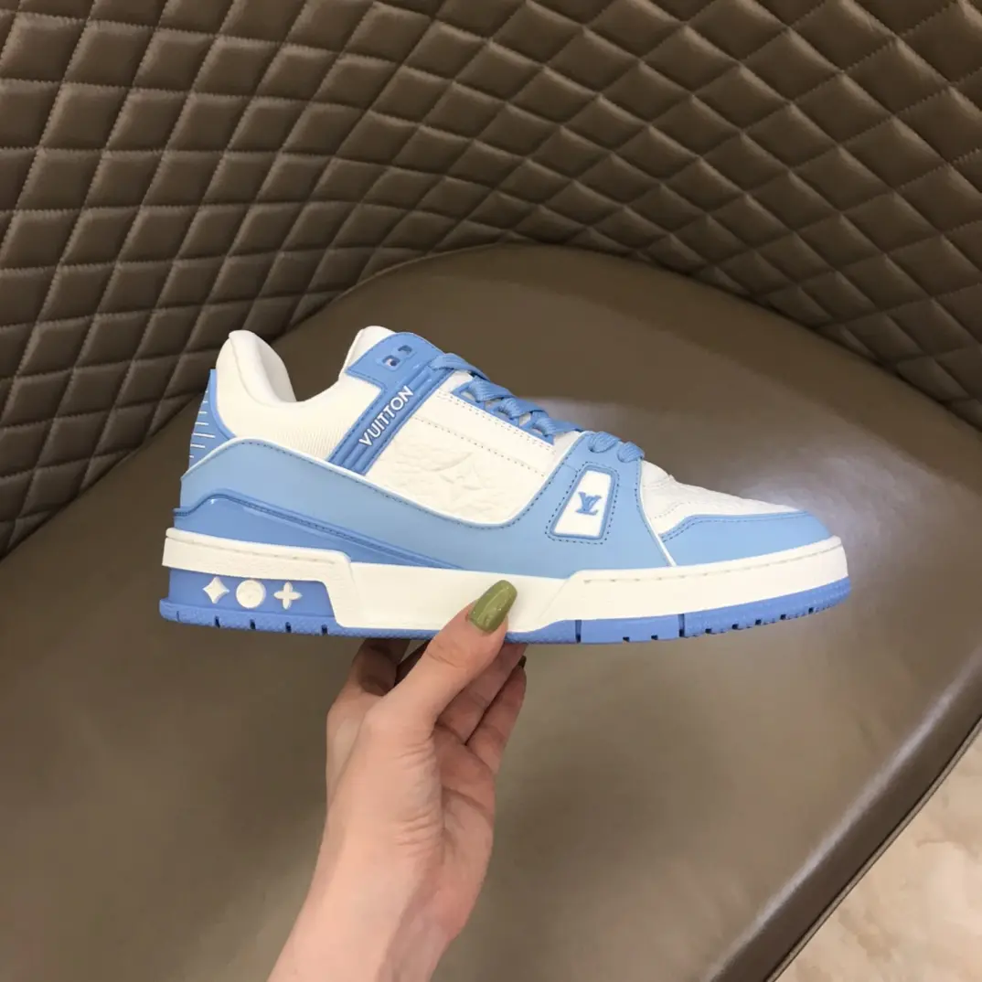 lv 2022 top quality Trainer couple sneakers 