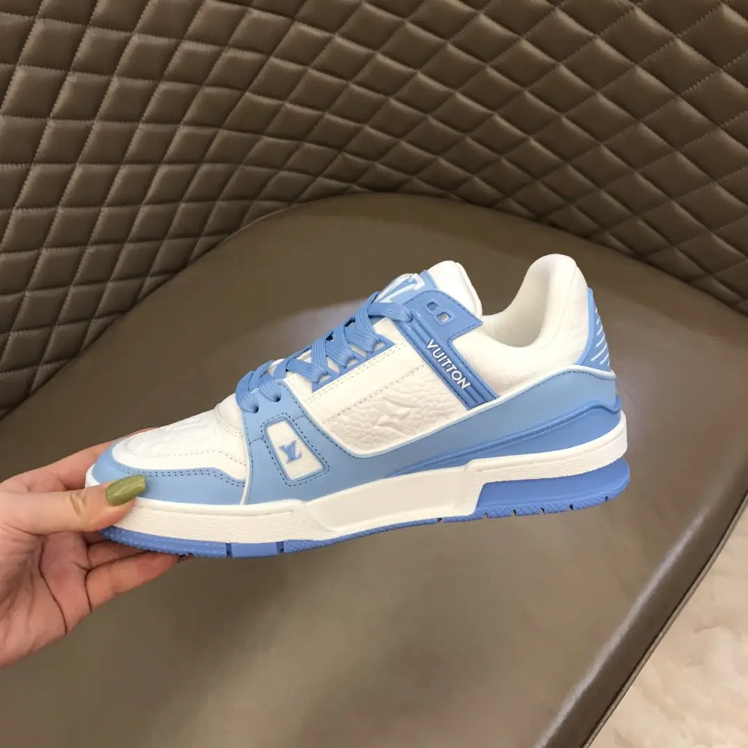 lv 2022 top quality Trainer couple sneakers 