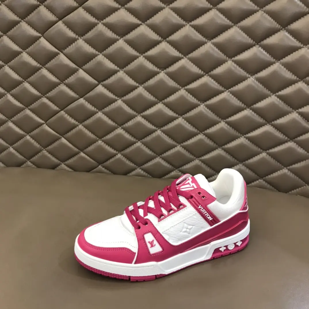 lv 2022 top quality Trainer couple sneakers 