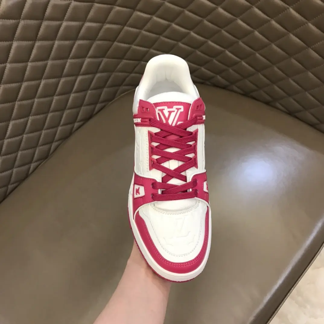 lv 2022 top quality Trainer couple sneakers 