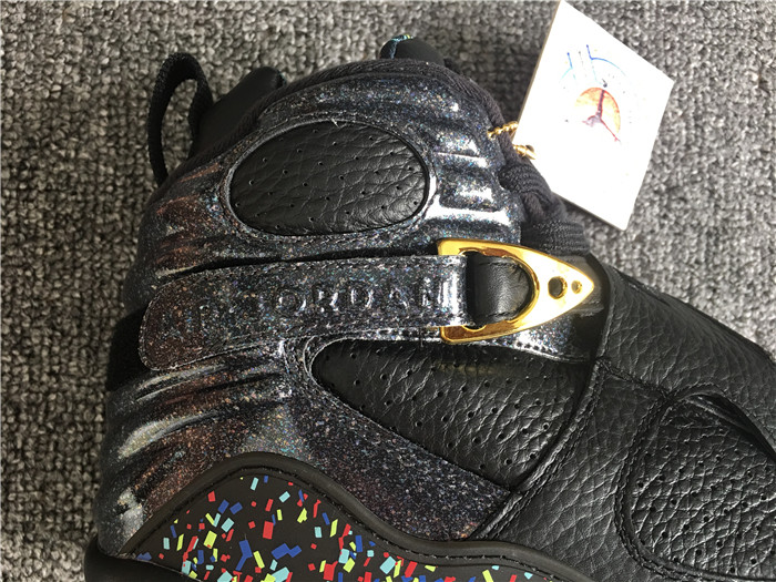 Air Jordan 8 Retro Cigar Black Sneakers 8486EC3C9C15