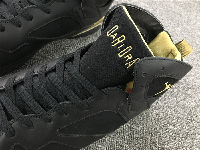 Ua Air Jordan 7 Vii Golden Moments Pack Sneakers In Black 6426EB854CE3