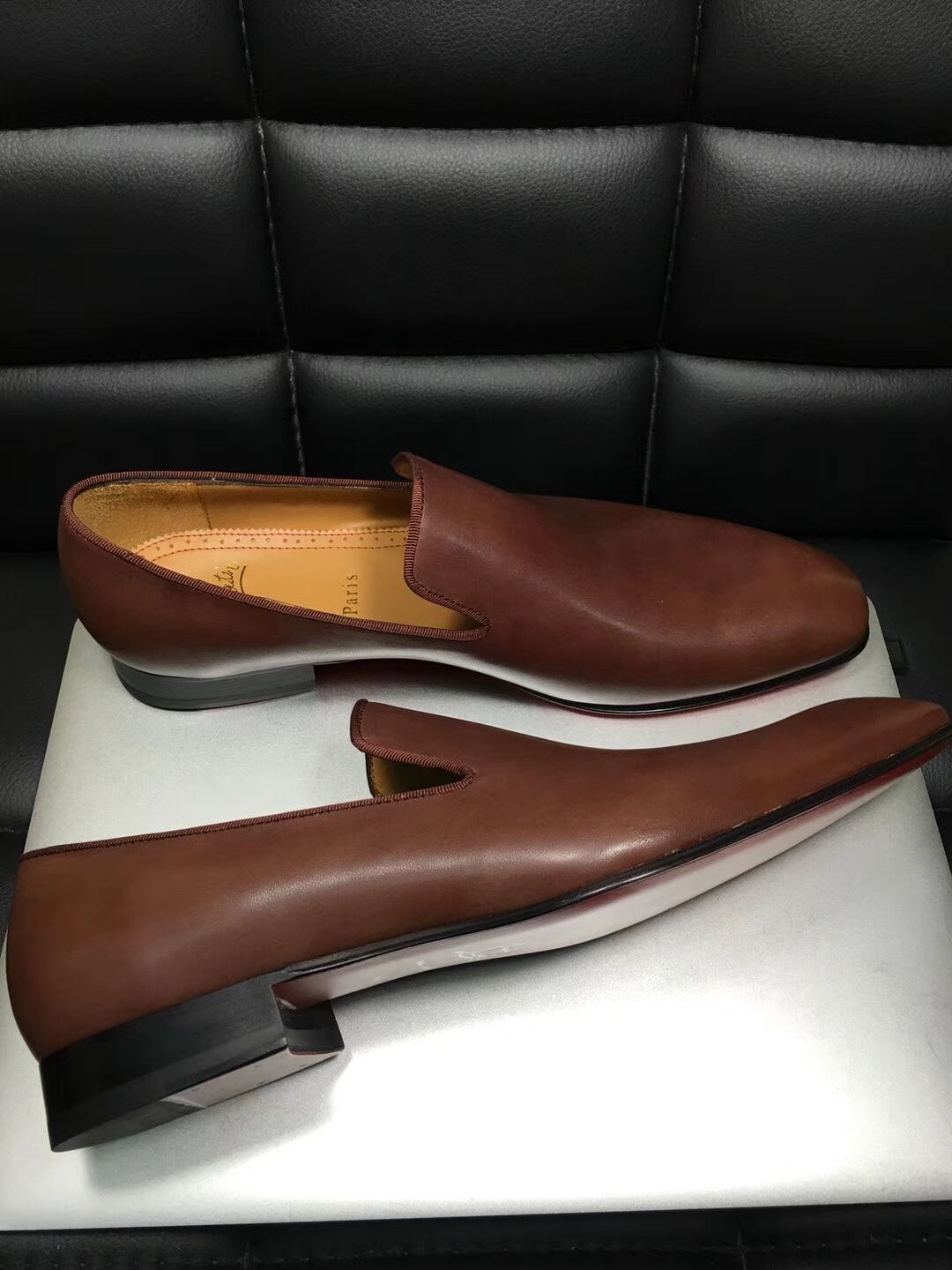 High Quality Christian Louboutin Flat Leather