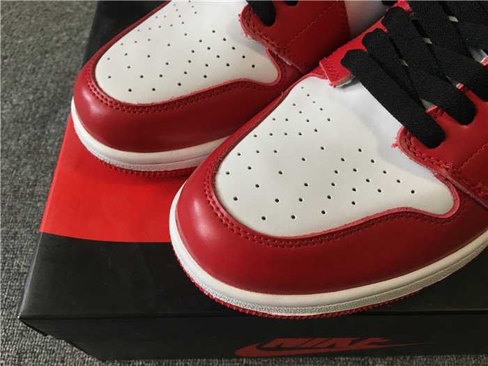 High Quality Air Jordan 1 White/Black-Red Retro Box Men Sneaker On Sale F670AF4DCE93