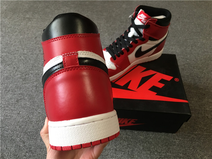 High Quality Air Jordan 1 White/Black-Red Retro Box Men Sneaker On Sale F670AF4DCE93