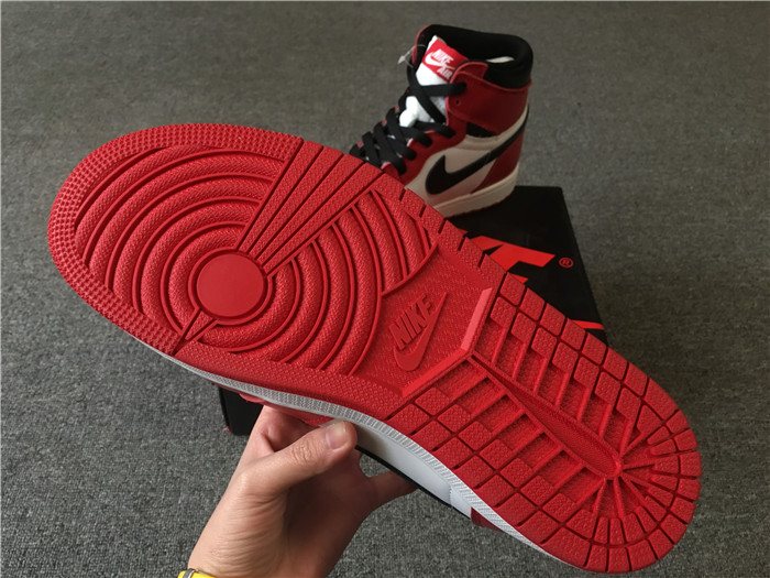 High Quality Air Jordan 1 White/Black-Red Retro Box Men Sneaker On Sale F670AF4DCE93