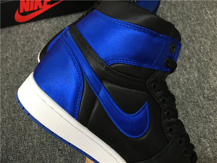 High Quality Air Jordan 1 Royal Satin Mens Sneakers 996CEB627A28