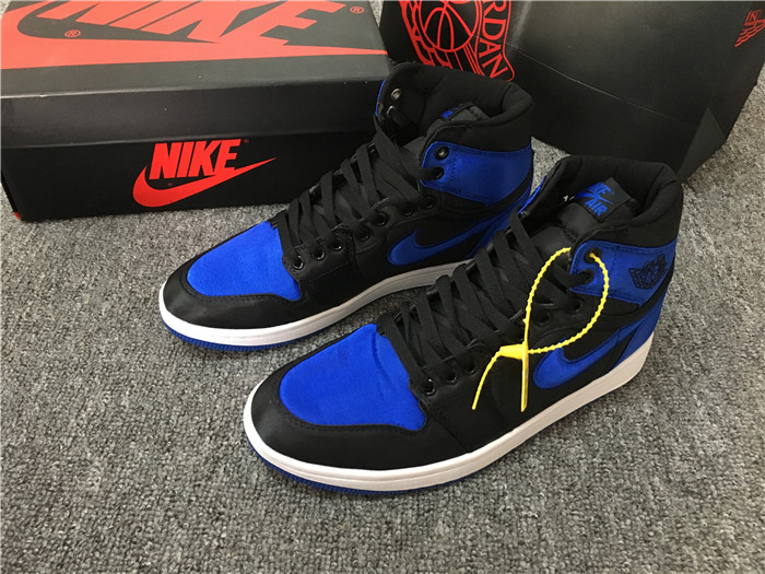 High Quality Air Jordan 1 Royal Satin Mens Sneakers 996CEB627A28