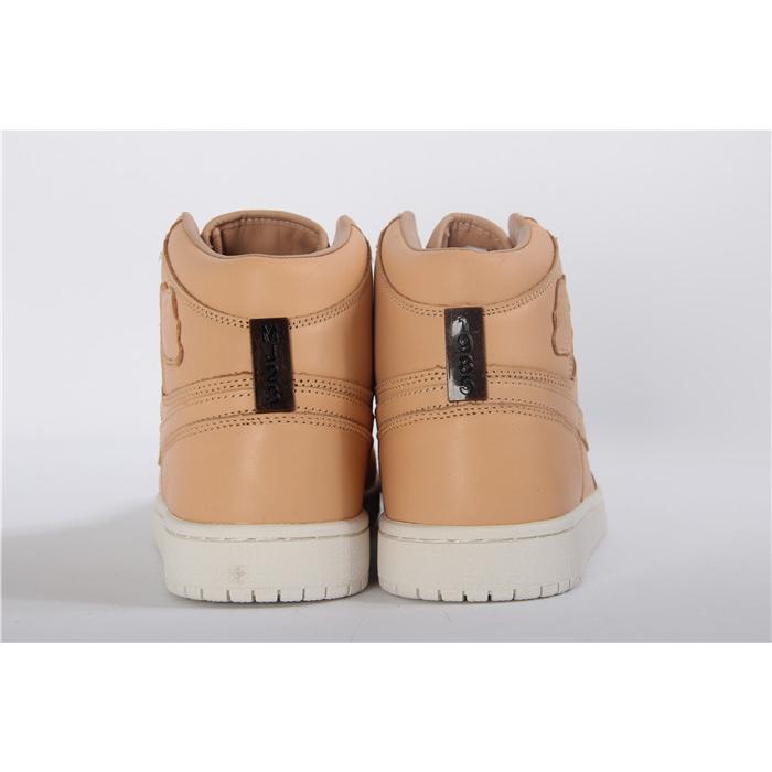 High Quality Air Jordan 1 Pinnacle Vachetta Tan/White Sneaker 437BCA0921AD