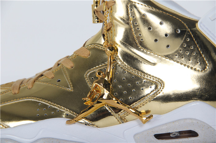 High Quality Air Jordan 6 Gold Pinnacle