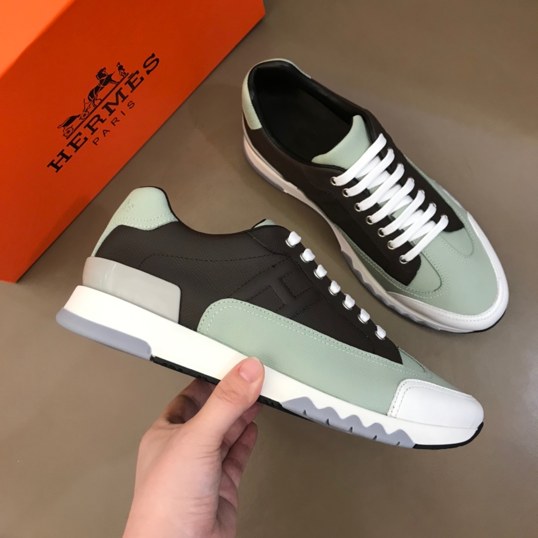 Hermes Sneaker TRAIL in Green