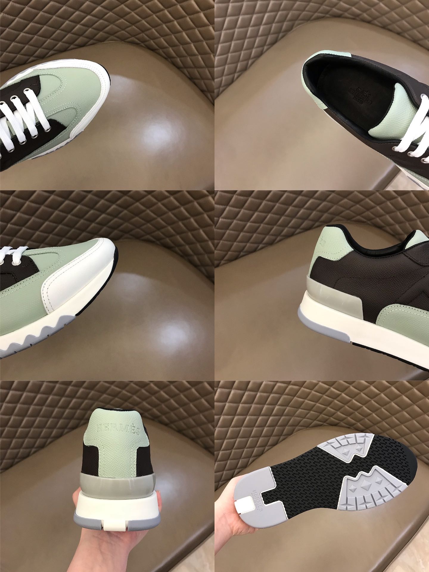 Hermes Sneaker TRAIL in Green