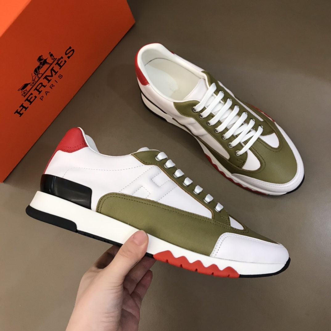 Hermes Sneaker TRAIL in Green