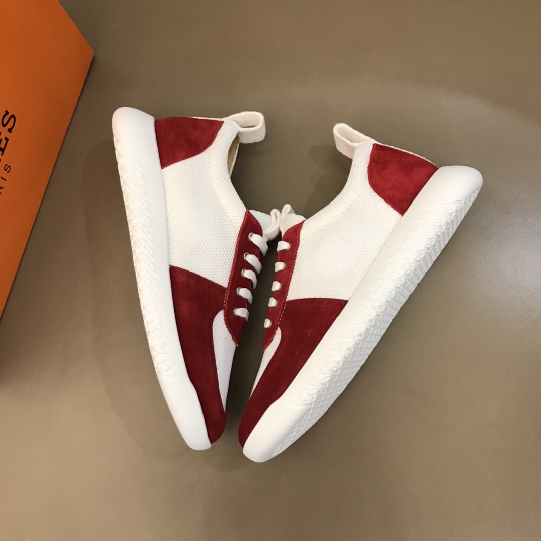 Hermes Sneaker in Red