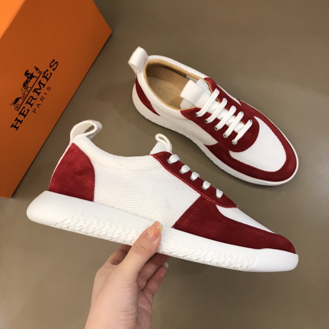 Hermes Sneaker in Red