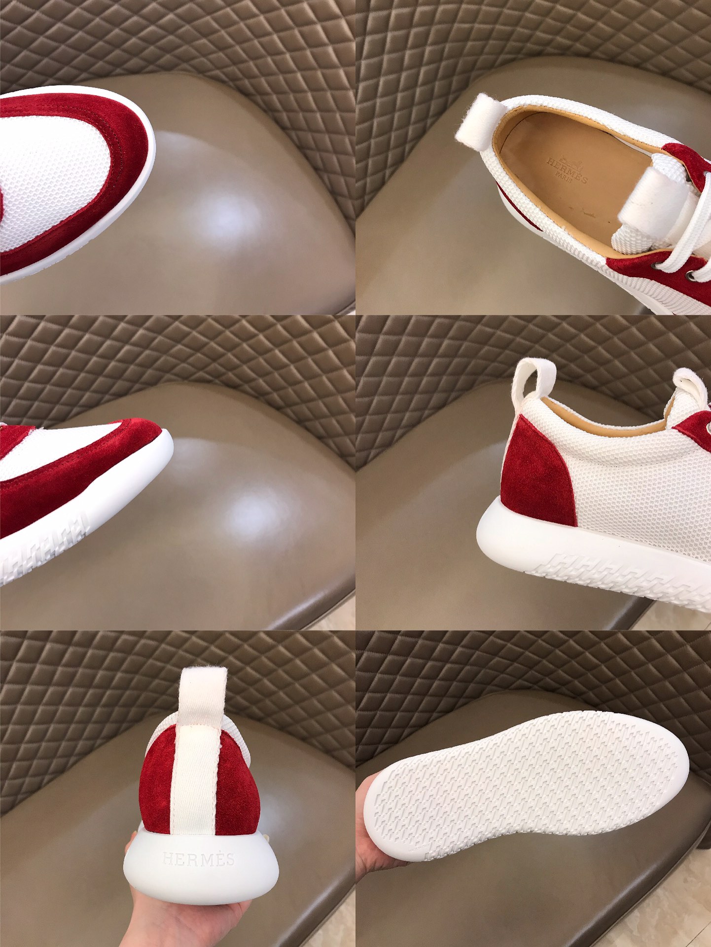 Hermes Sneaker in Red