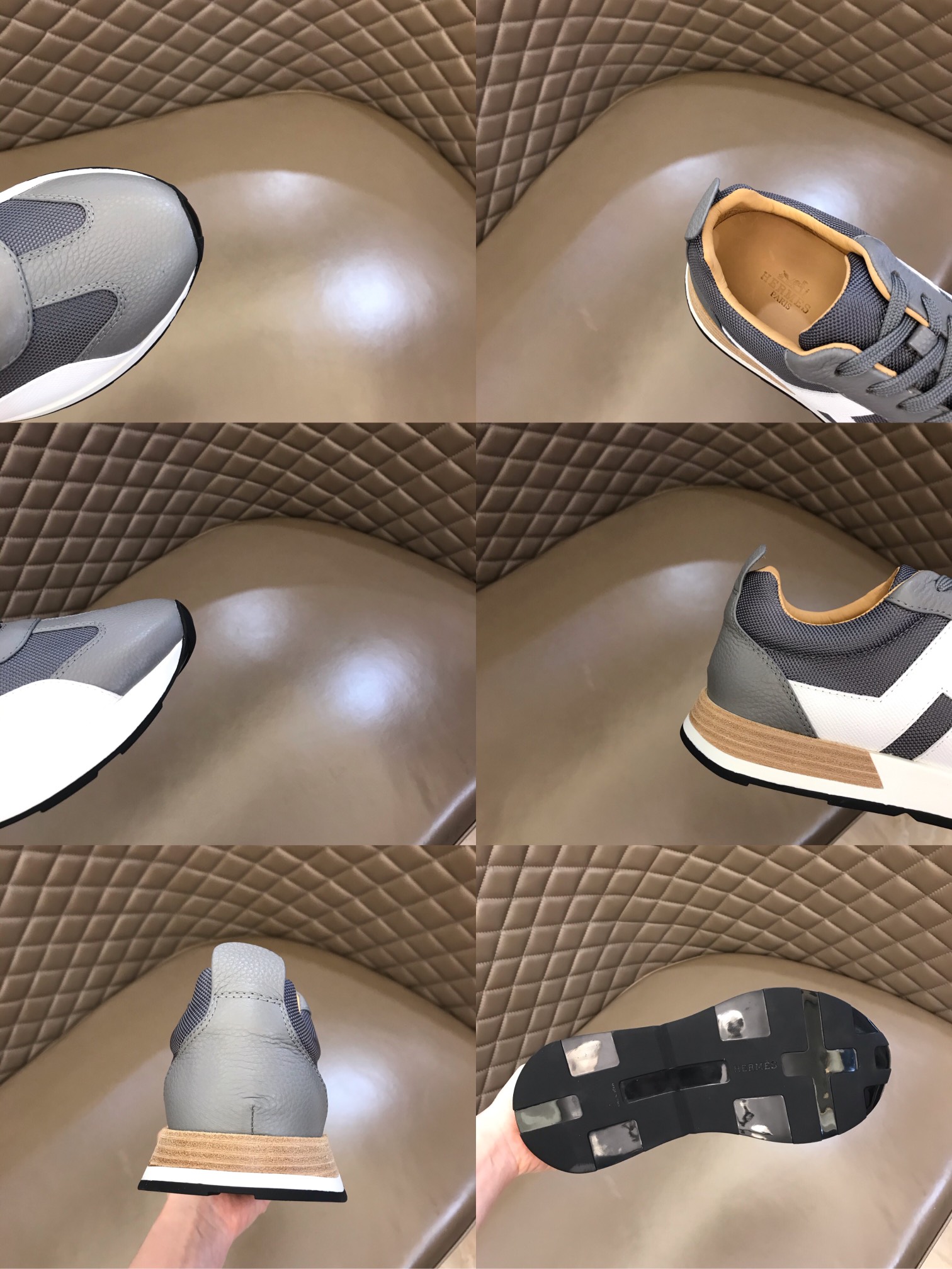 Hermes Sneaker in Gray