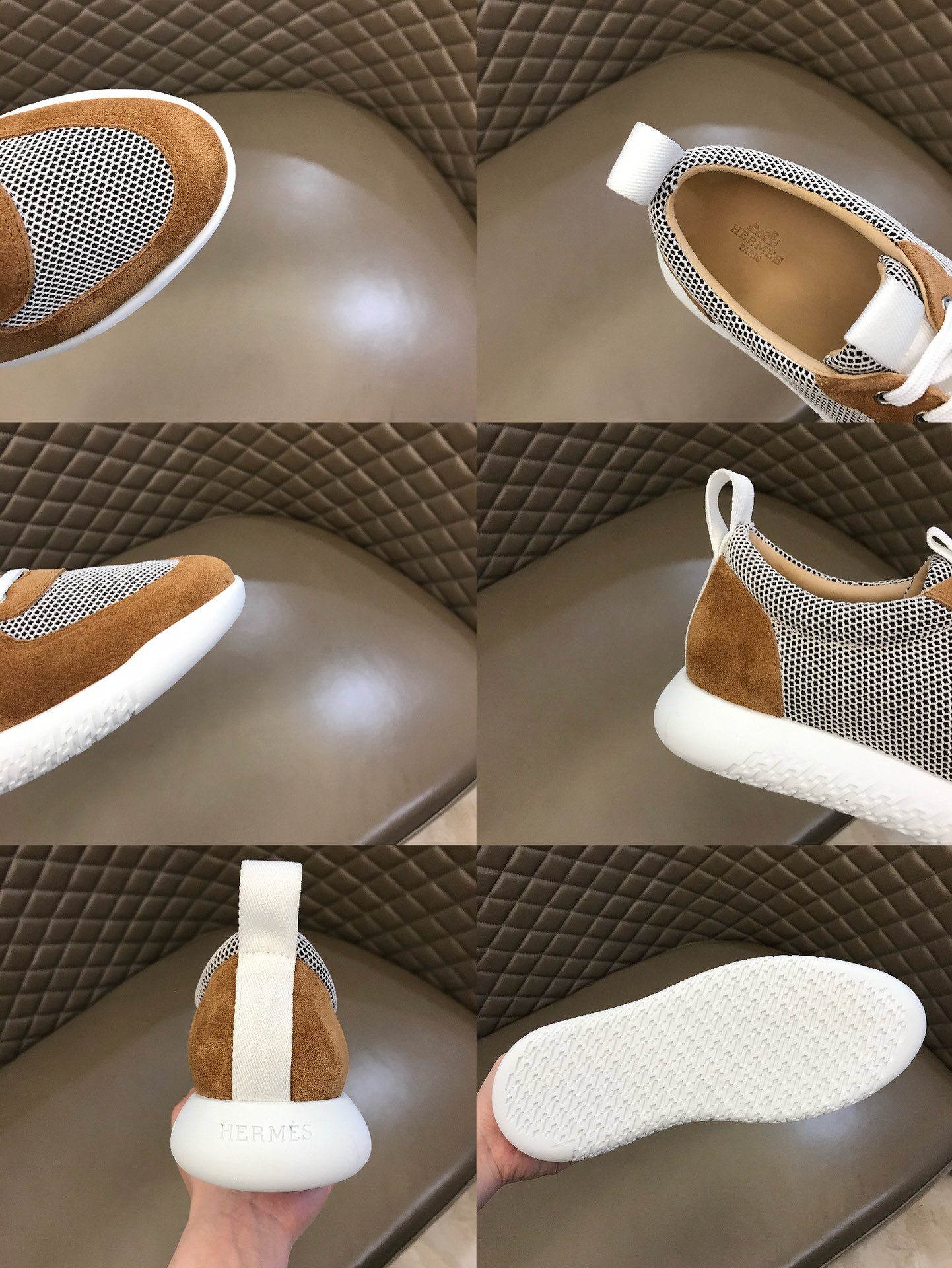 Hermes Sneaker in Gray