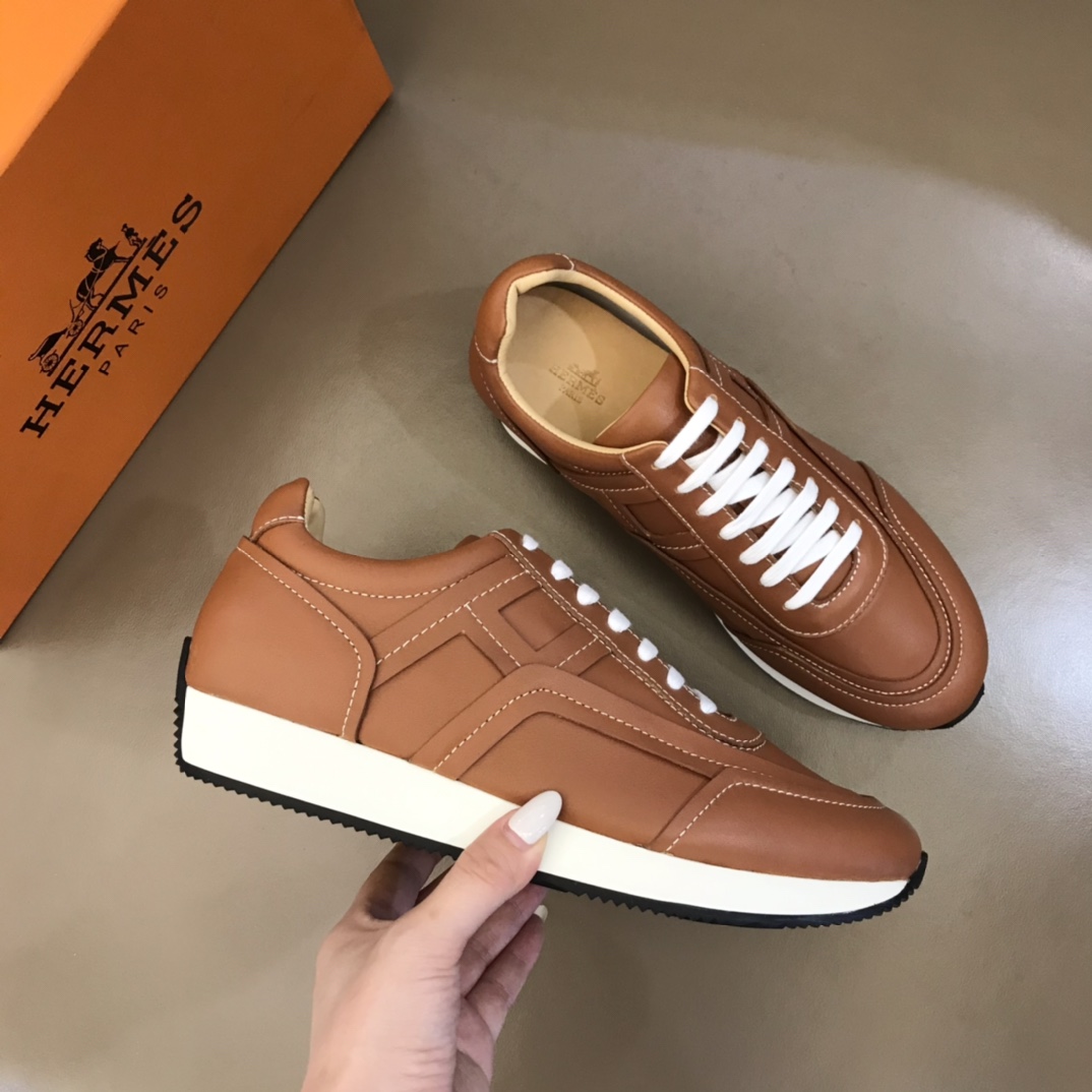 Hermes Sneaker in Brown