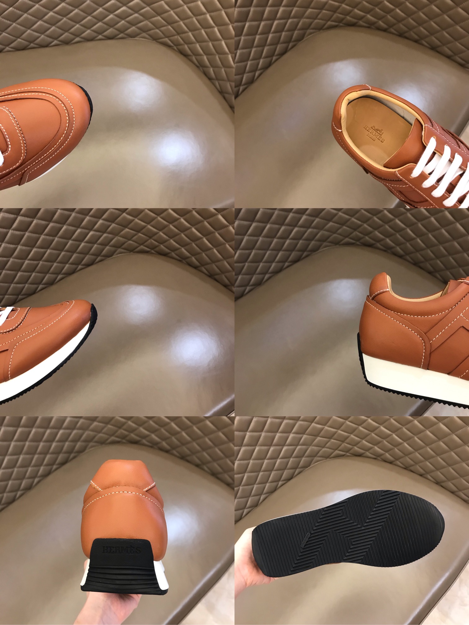 Hermes Sneaker in Brown