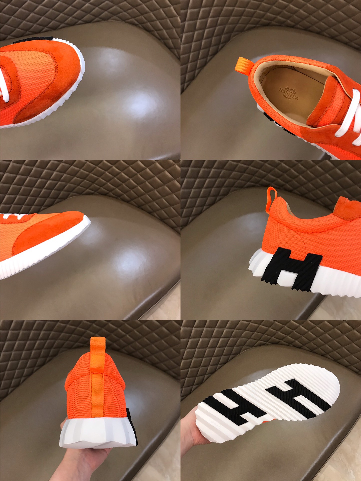 Hermes Sneaker BOUNCING in Orange