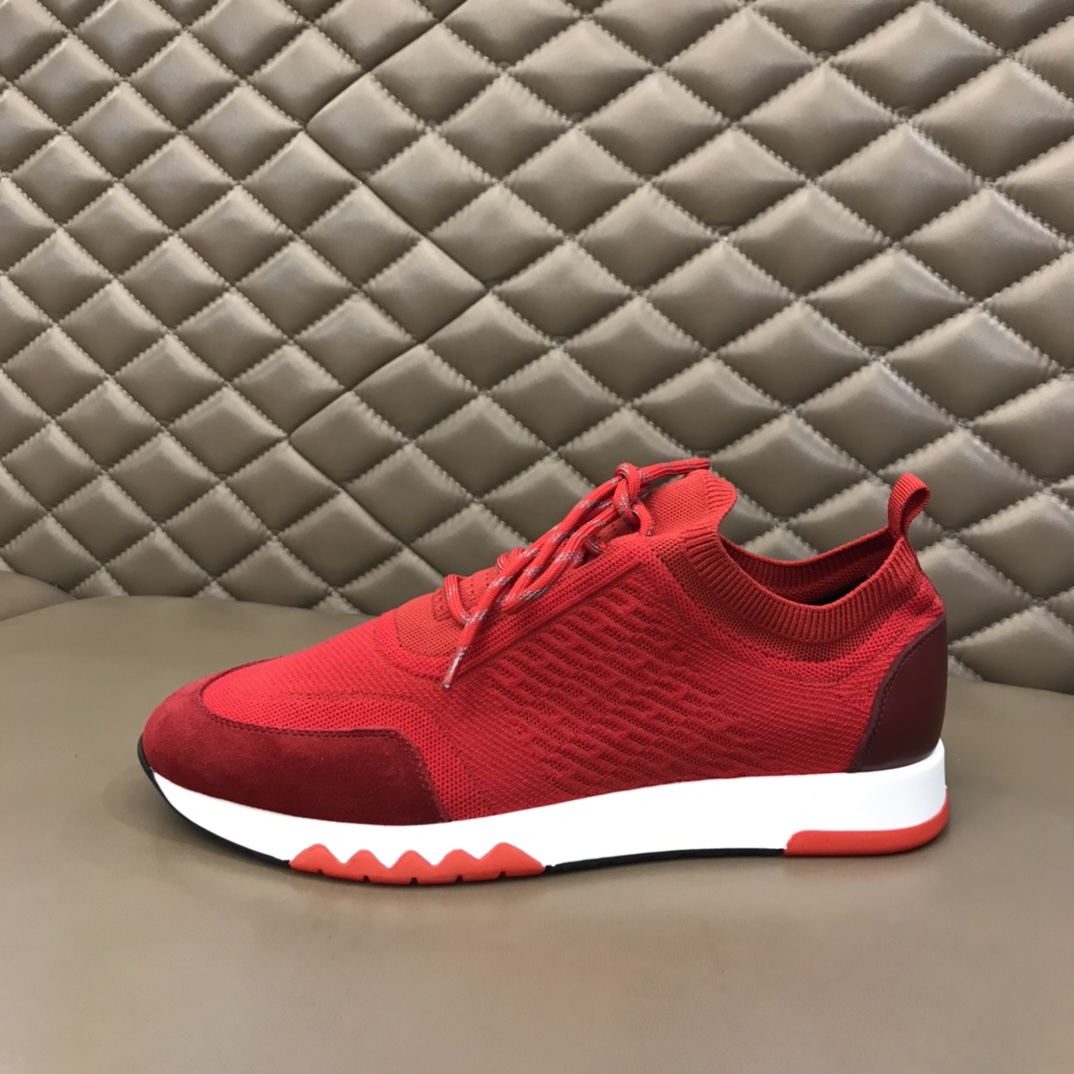 Hermes Sneaker Addict in Red