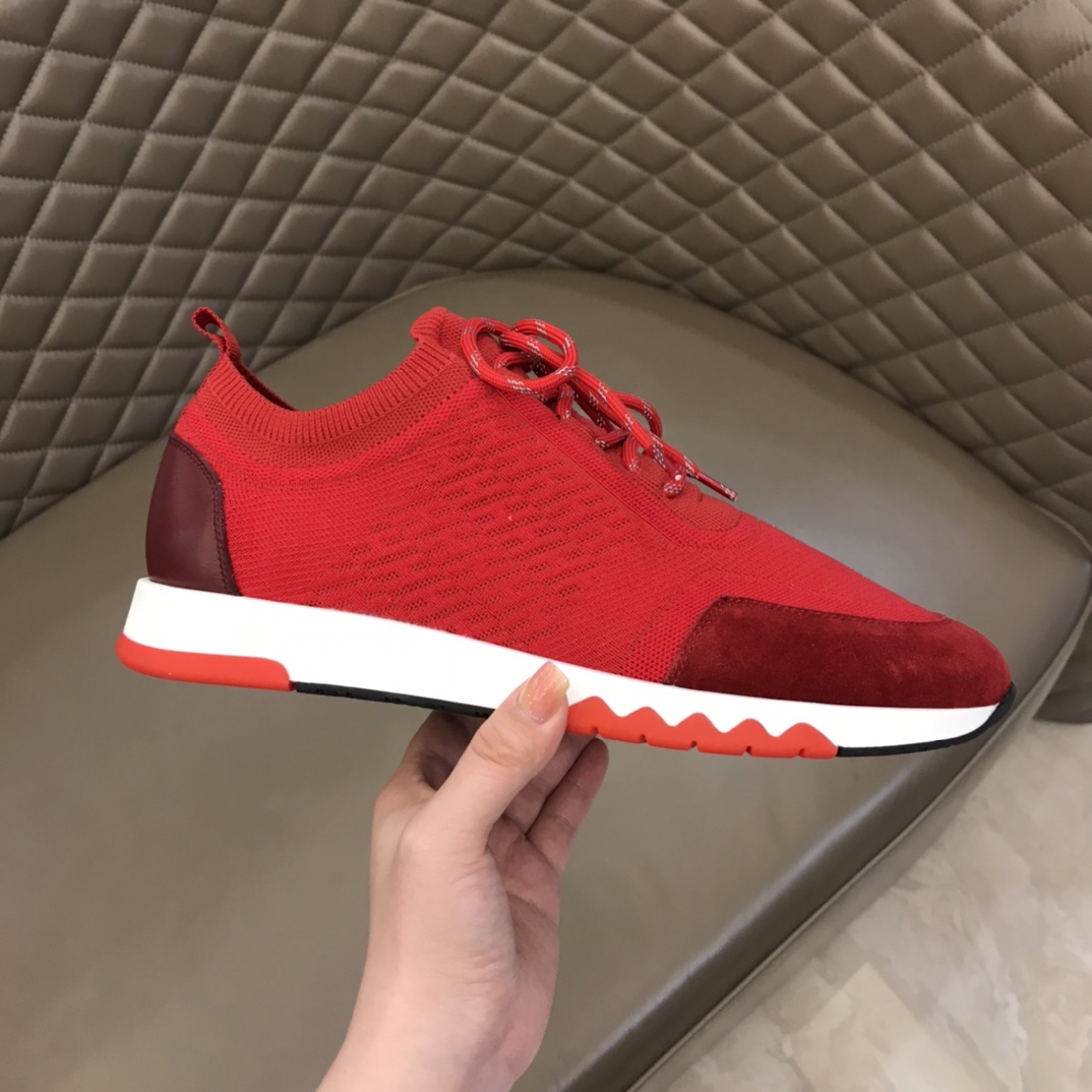 Hermes Sneaker Addict in Red