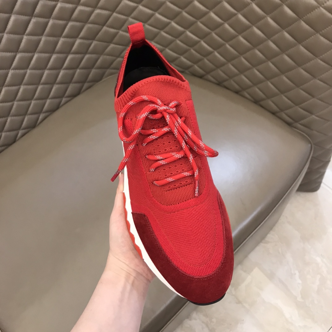 Hermes Sneaker Addict in Red