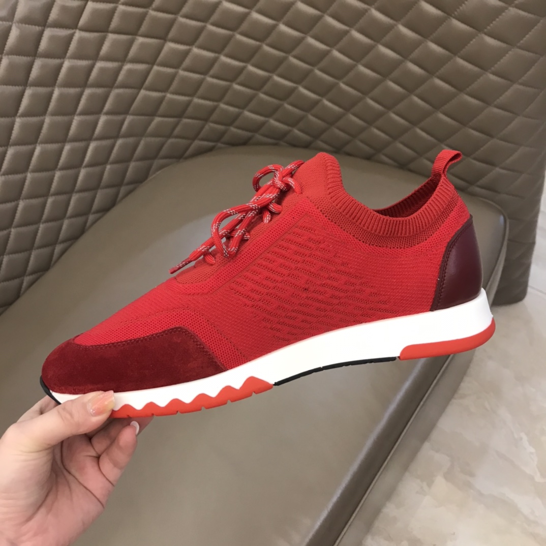 Hermes Sneaker Addict in Red