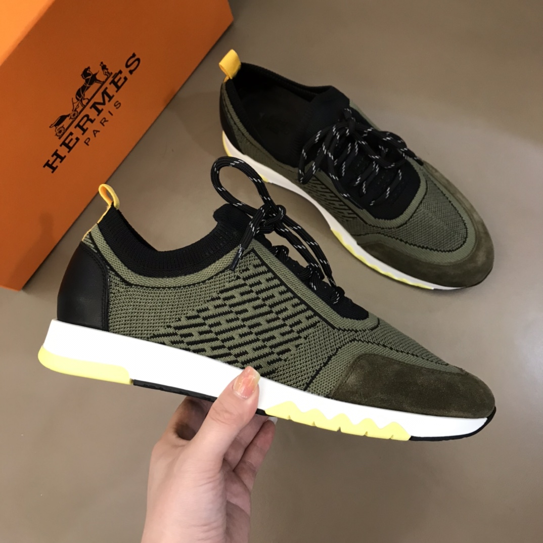 Hermes Sneaker Addict in Green