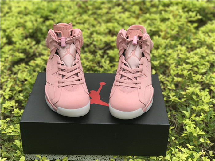Air Jordan 6 Millenial Pink Sneakers EFCD395D0C76